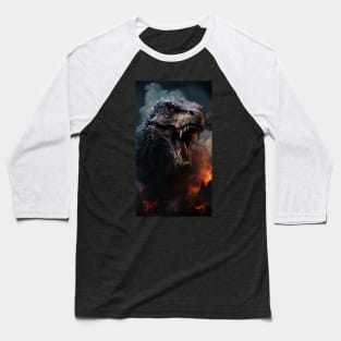 scary t-rex screaming Baseball T-Shirt